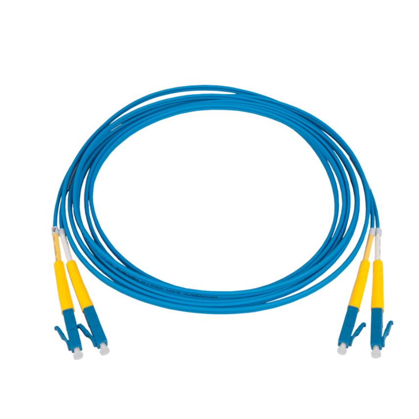 Patch cord 2SM LC/UPC-LC/UPC 10m, Blue
