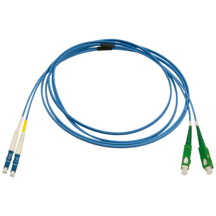 Patch cord 2SM SC/APC-LC/UPC 0,5m, Blue