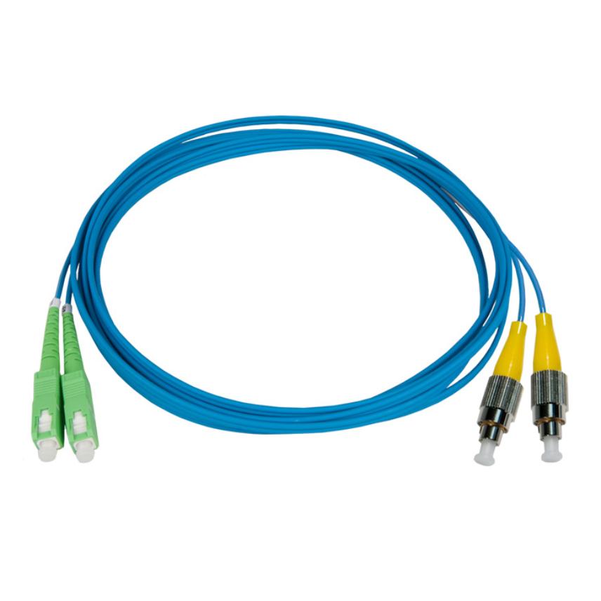 Patch cord 2SM SC/APC-FC/UPC 3m, Blue