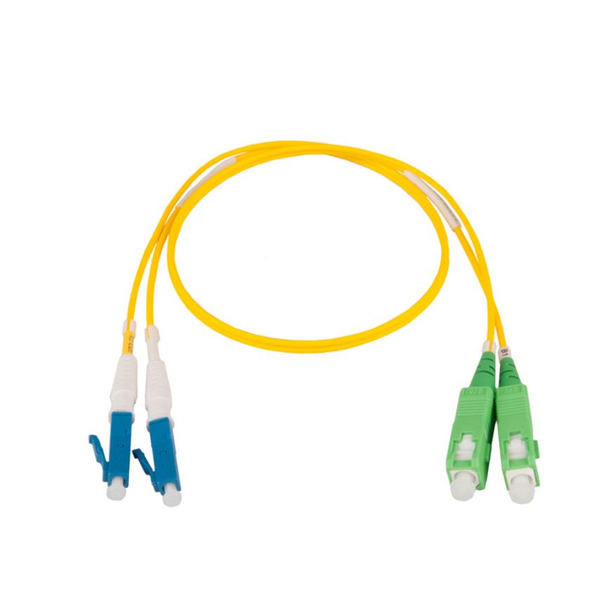 Patch cord 2SM SC/APC-LC/UPC 5m, Yellow